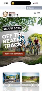 Gravel One Fifty 2026 kaartje 150 km, Tickets en Kaartjes, Eén persoon