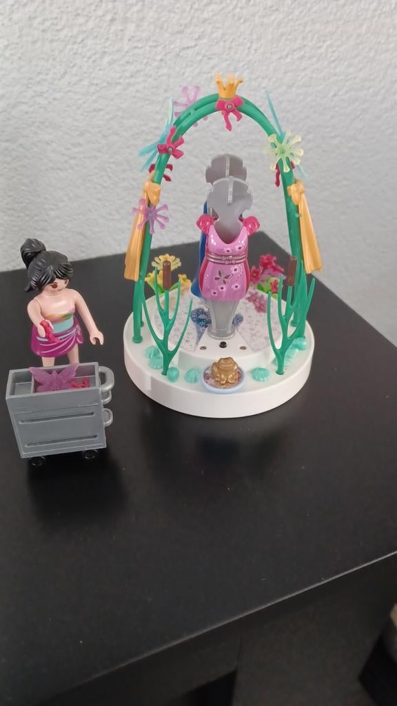 Playmobil 5489 styliste met etalage en licht beschrijvin, Ophalen of Verzenden, Zo goed als nieuw