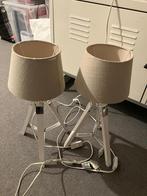 3 lampenvoeten met lampenkappen, Ophalen, Zo goed als nieuw, Minder dan 50 cm