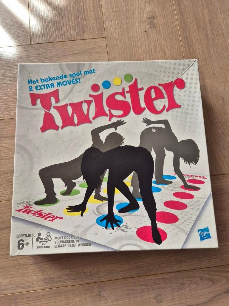 twister, Hobby en Vrije tijd, Gezelschapsspellen | Bordspellen, Ophalen of Verzenden, Gebruikt