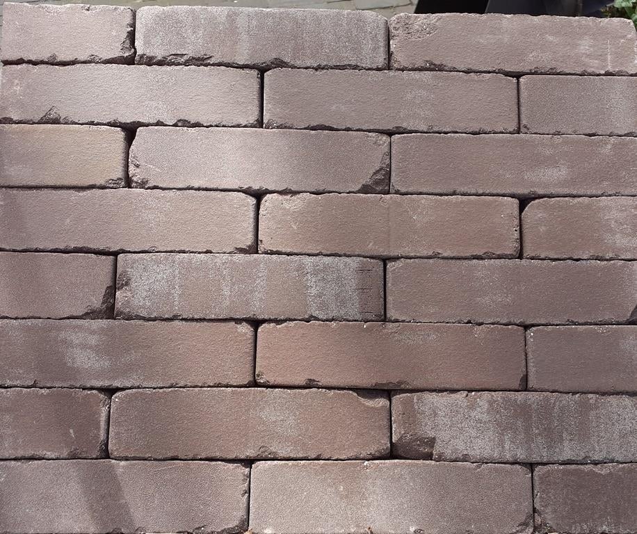 Aktie gebakken Waaltjes / Waalformaat Donkerbruin, Tuin en Terras, Tegels en Klinkers, Ophalen of Verzenden, Nieuw, Keramiek, Terrastegels