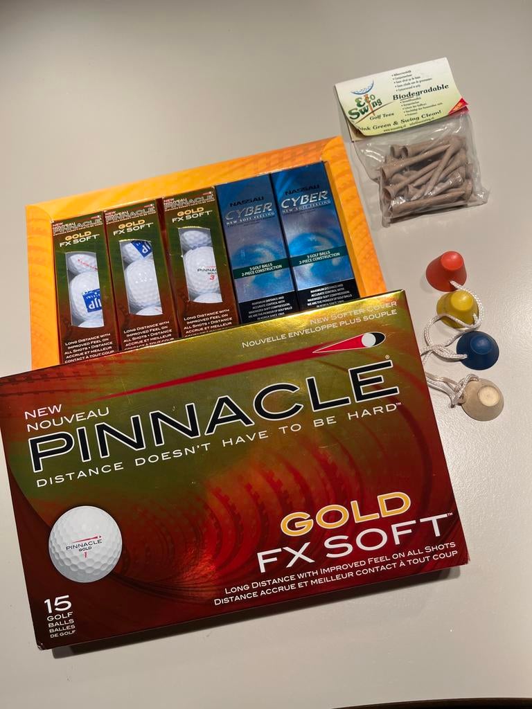 Golfballen, wintertees en zakje tees, Ophalen of Verzenden, Nieuw, Bal(len), Overige merken