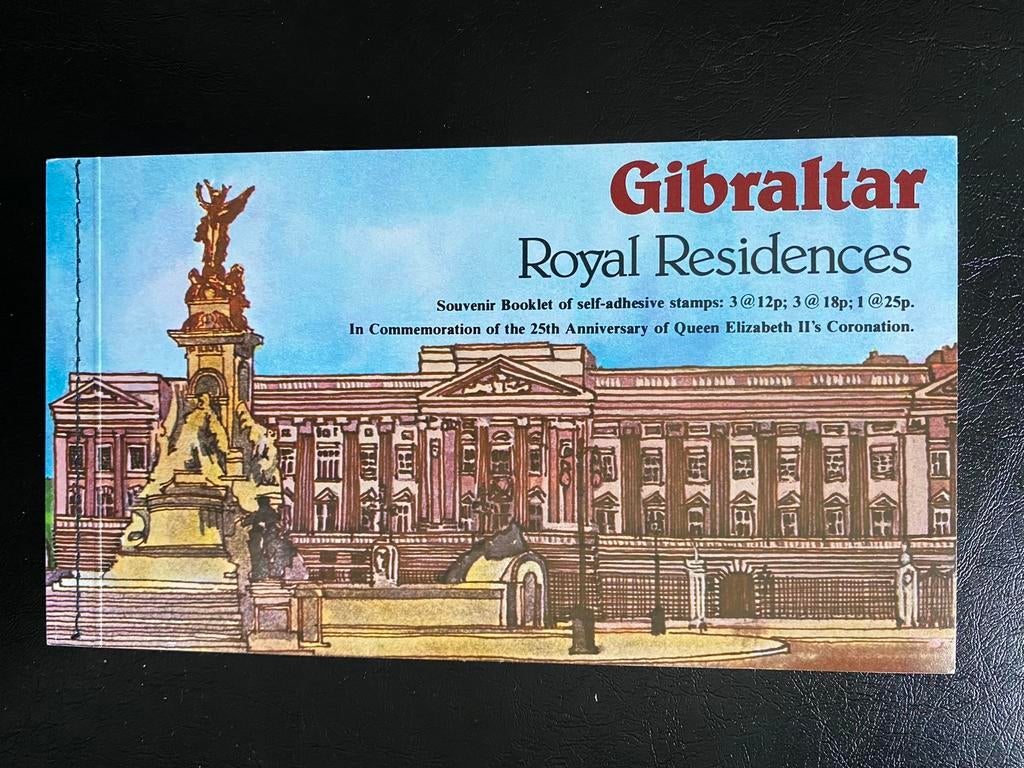 Gibraltar prestigeboekje Royal Residences, Ophalen of Verzenden, Postfris