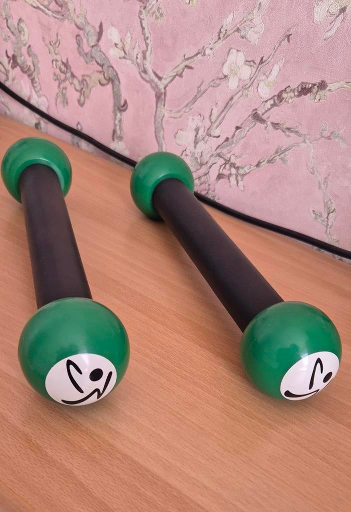 Zumba dumbells gewichten 450 gram, Ophalen of Verzenden, Zo goed als nieuw