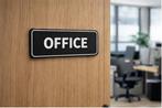 Naam Bordje Deur – Werkplaats / Kantoor / Office – Deurbord, Verzenden, Nieuw