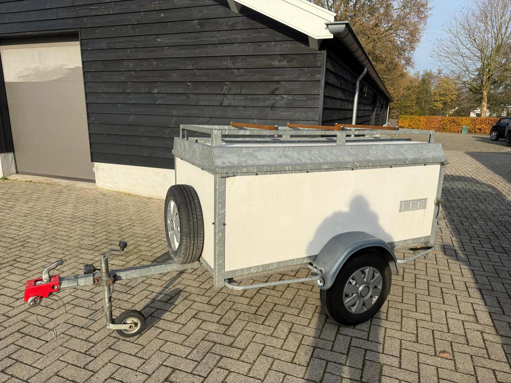 Mooie powertrailer aanhanger - , bagagewagen goede kwaliteit, Auto diversen, Aanhangers en Bagagewagens, Gebruikt, Ophalen of Verzenden