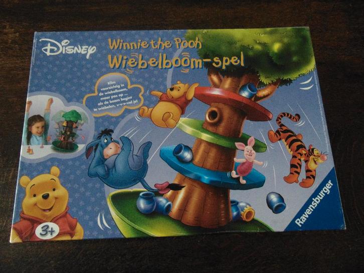 Disney Winnie the Pooh Wiebelboom, Hobby en Vrije tijd, Gezelschapsspellen | Overige, Gebruikt, Een of twee spelers, Drie of vier spelers