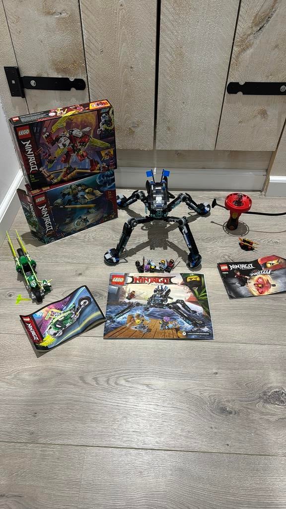 Lego ninjago sets, Ophalen of Verzenden, Zo goed als nieuw, Complete set, Lego
