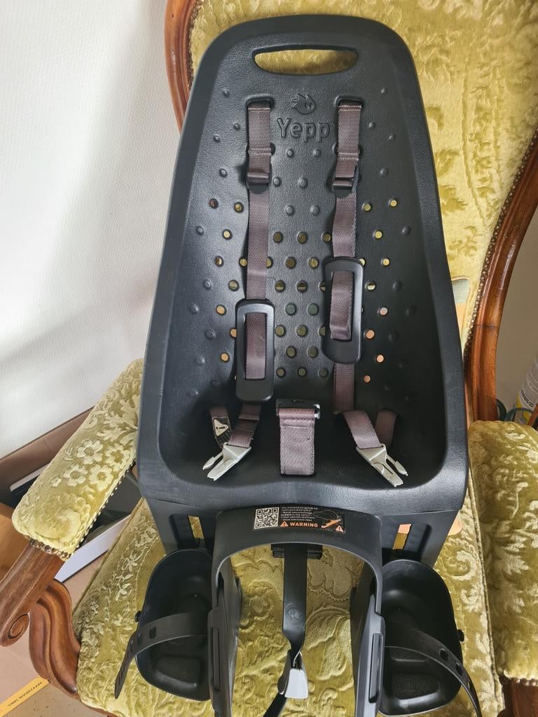 YEPP Maxi kinderzitje, Fietsen en Brommers, Fietsaccessoires | Fietsstoeltjes, Zo goed als nieuw, Achterzitje, Voetsteuntjes, Ophalen