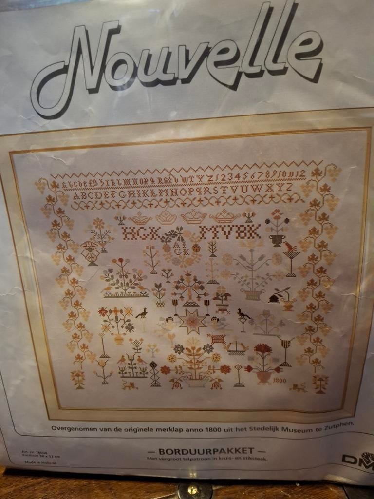 Merklap, Ophalen of Verzenden, Nieuw, Borduurpakket