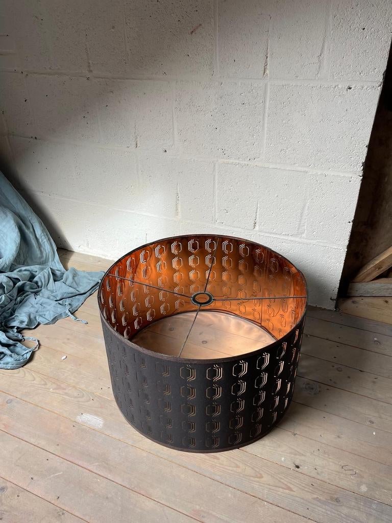 Ikea Nymo hanglampenkap, zwart met koper, Huis en Inrichting, Lampen | Hanglampen, Ophalen, Minder dan 50 cm