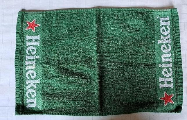 Heineken Barhanddoekje, Verzamelen, Ophalen of Verzenden, Gebruikt, Reclamebord, Plaat of Schild, Heineken
