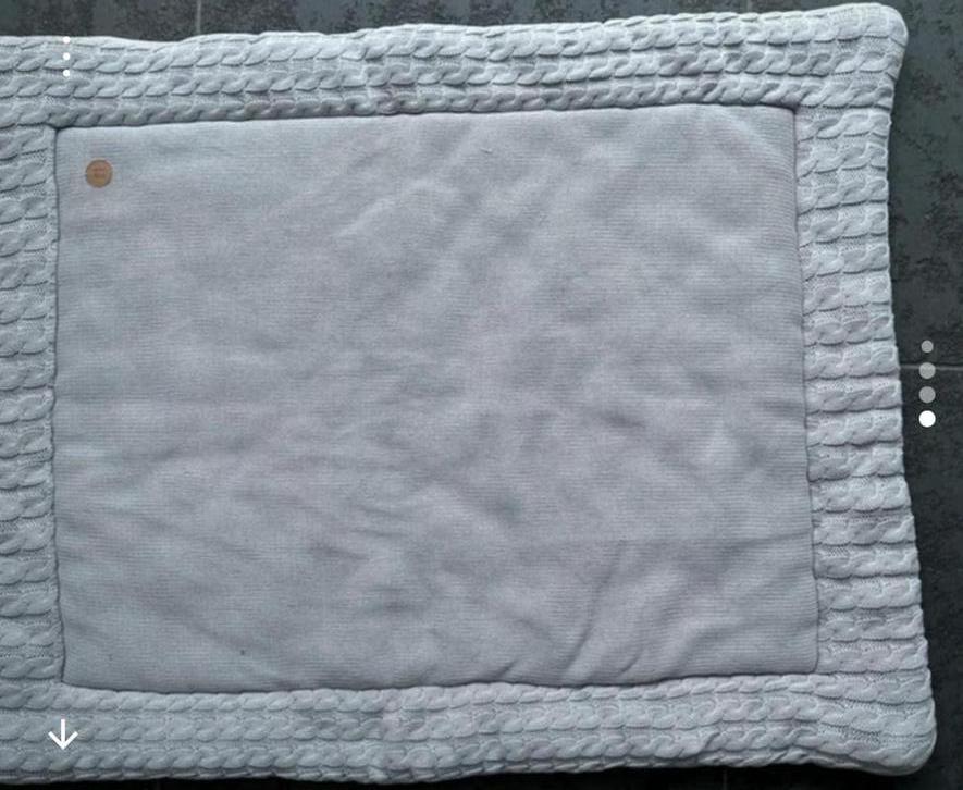 Boxkleed petit amelie 100x80 grijs, Kinderen en Baby's, Boxen, Ophalen, Zo goed als nieuw, Boxkleed