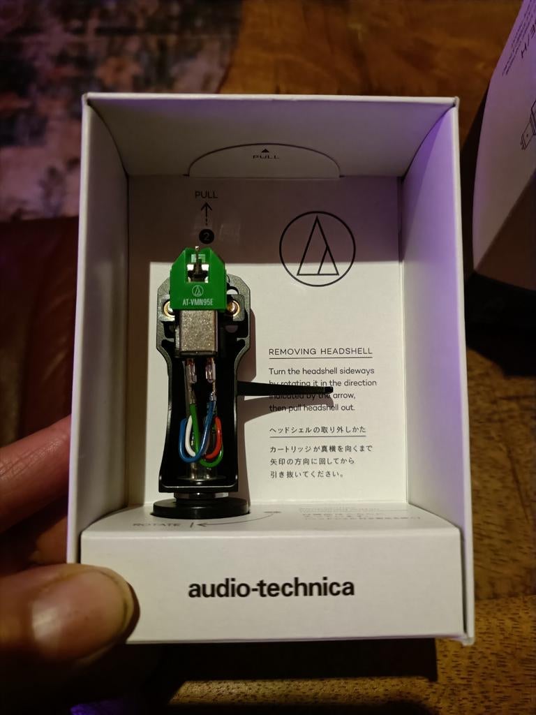 Audio-Technica elliptische naald AT-VM95E/H Met garantie, Ophalen of Verzenden, Nieuw, Platenspeler-onderdeel