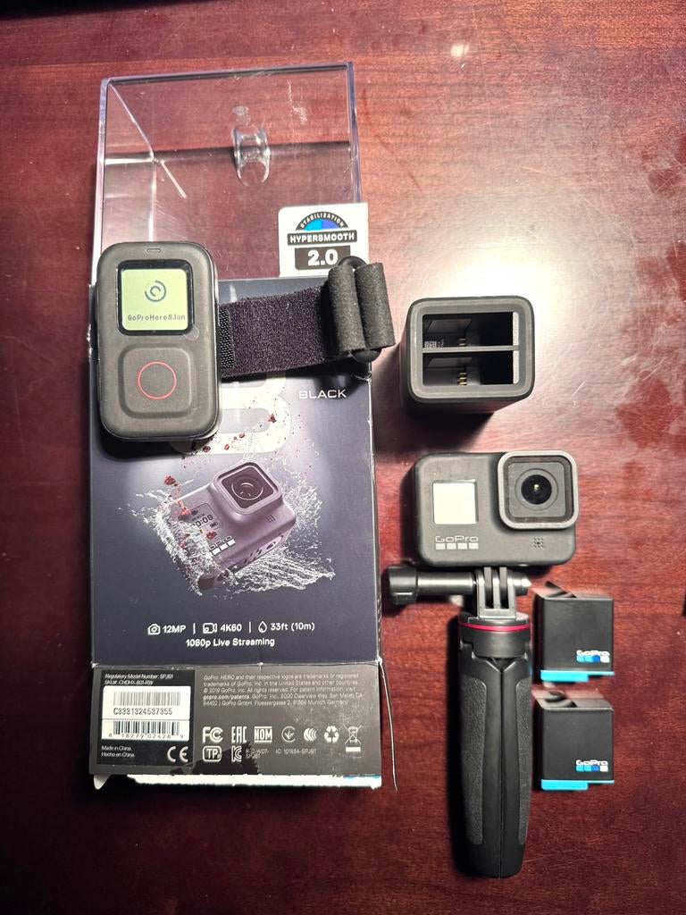 GoPro 8 zwart, Ophalen of Verzenden, Zo goed als nieuw, GoPro
