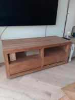 Robuust TV kastje licht eiken teakhout, Huis en Inrichting, Ophalen, 25 tot 50 cm, Minder dan 100 cm