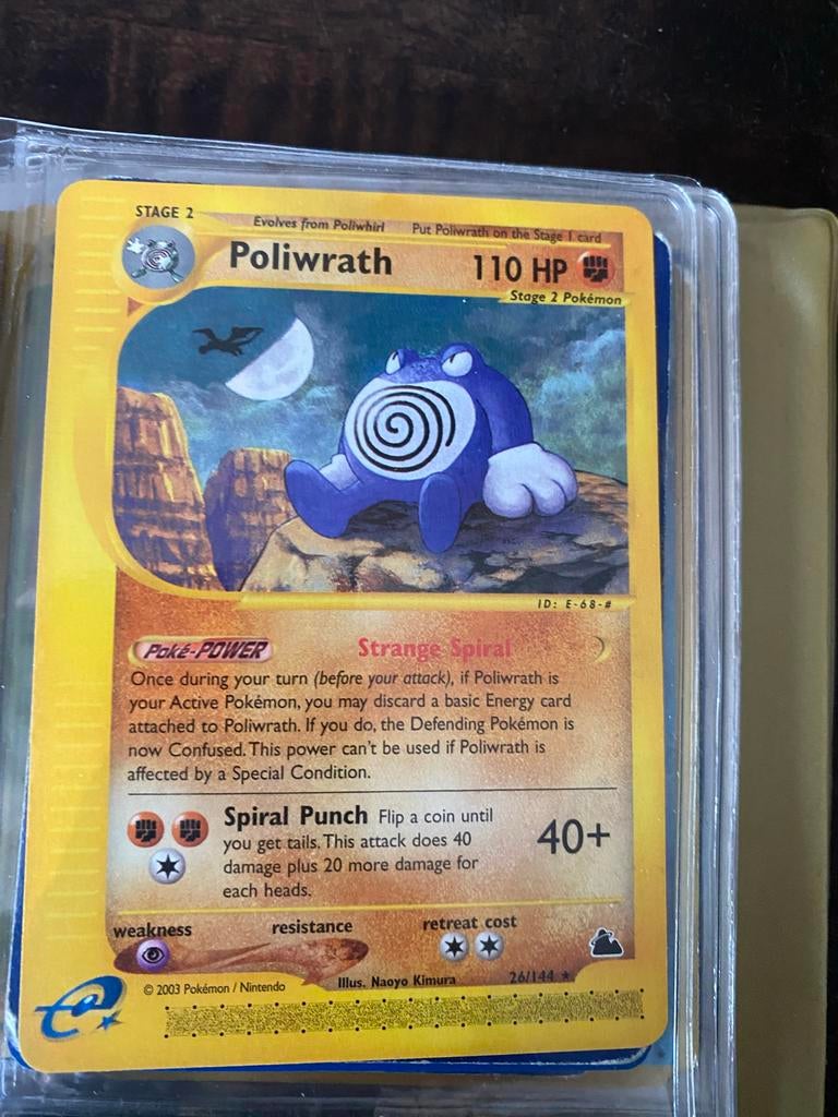 Poliwrath Pokémon Kaart - Zeer Goede Staat, Hobby en Vrije tijd, Verzamelkaartspellen | Pokémon, Ophalen of Verzenden, Zo goed als nieuw