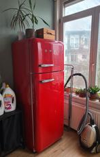 SMEG Koelkast mét vriesvak, Ophalen, Gebruikt, 200 liter of meer, 60 cm of meer