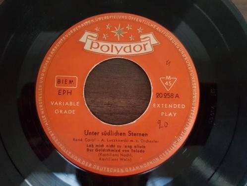 René Carol - Unter Südlichen Sternen, Cd's en Dvd's, Vinyl Singles, Zo goed als nieuw, Single, Overige genres, 7 inch, Ophalen of Verzenden