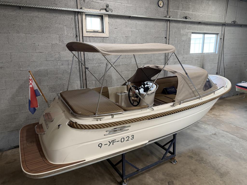 Primeur 615 Suzuki 60PK Injectie Boegschroef Bimini-TOP 2022, Zo goed als nieuw, Polyester, Benzine, 6 meter of meer