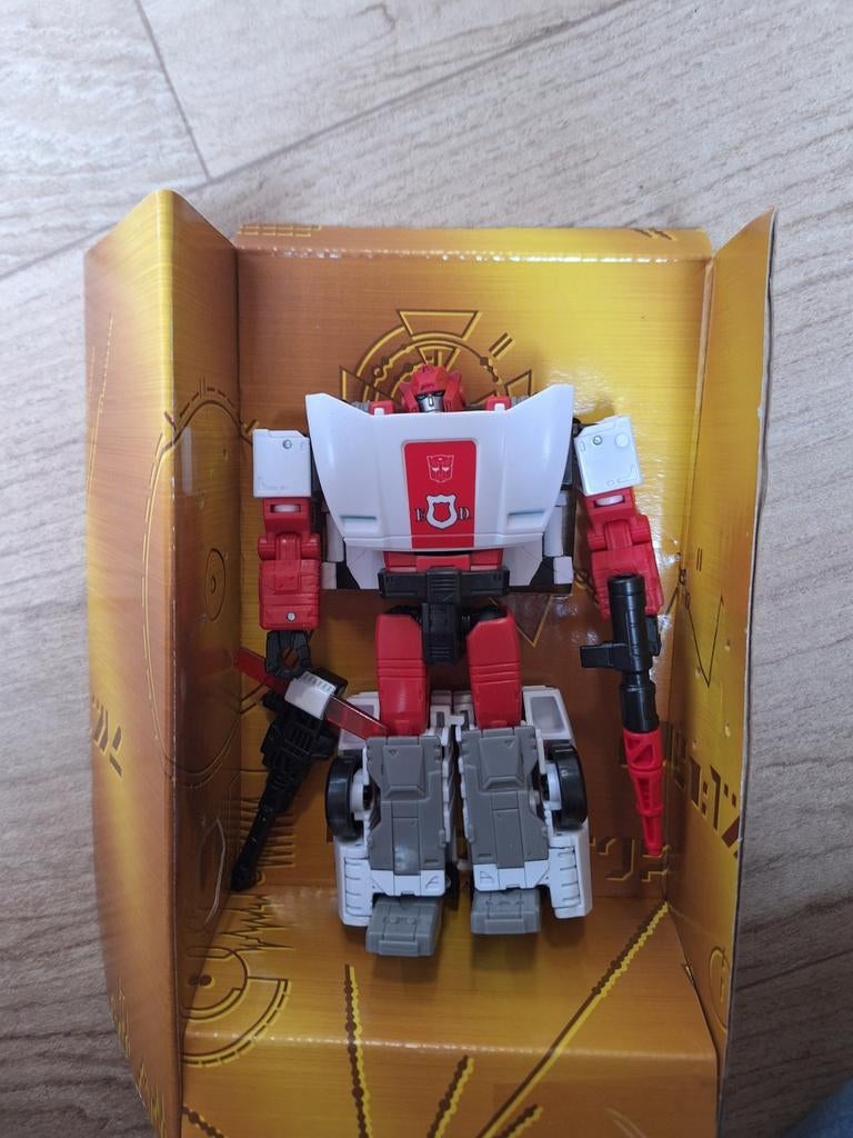 Transformers War for Cybertron Kingdom Red Alert, Ophalen of Verzenden, Zo goed als nieuw, Jongen of Meisje