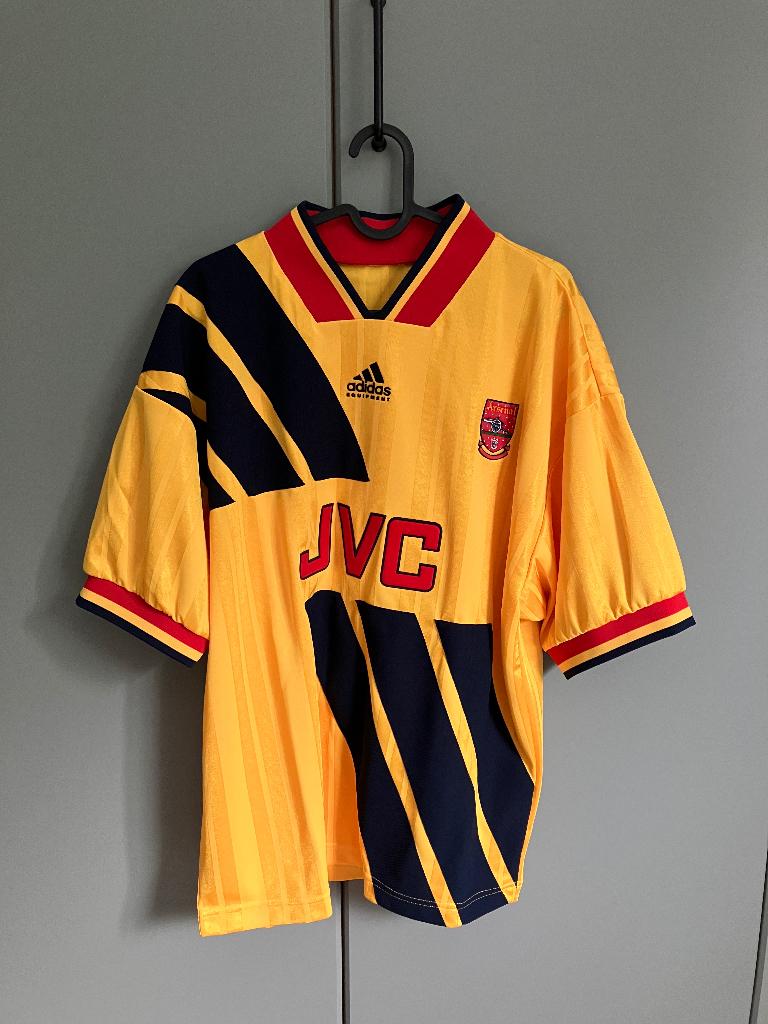 Voetbalshirt Arsenal FC Away 93/94 (Reissue), Ophalen of Verzenden, Zo goed als nieuw, Buitenlandse clubs, Shirt