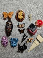 Diverse mooie vintage broches, Sieraden, Tassen en Uiterlijk, Antieke sieraden, Verzenden, Overige materialen, Broche