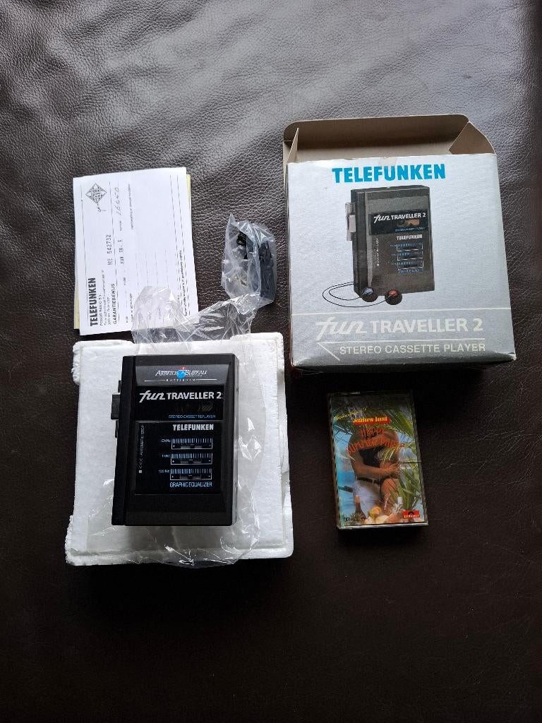 Telefunken Fun Traveller 2 stereo cassettespeler (walkman), Audio, Tv en Foto, Walkmans, Discmans en Minidiscspelers, Walkman