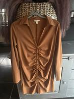 H&M jurk cognac maat L nieuw, Bruin, Maat 42/44 (L), Nieuw, Ophalen of Verzenden