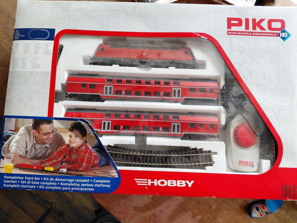 Piko H0 57171 Regionaal expres startset, Treinset, Gelijkstroom, Zo goed als nieuw, Analoog