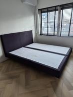 Auping Boxspring 180x200 donkergrijs, Ophalen, Gebruikt, Tweepersoons, 180 cm