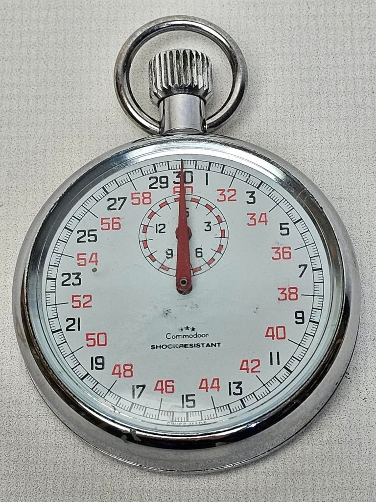 # Vintage Commodoor stopwatch Swiss Made, Ophalen of Verzenden