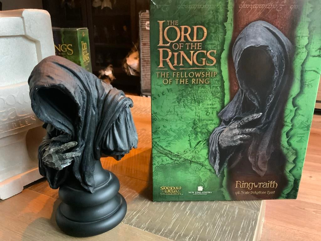 Lord of the Rings Ringwraith Buste - Sideshow WETA, Verzamelen, Lord of the Rings, Ophalen of Verzenden, Zo goed als nieuw, Beeldje of Buste
