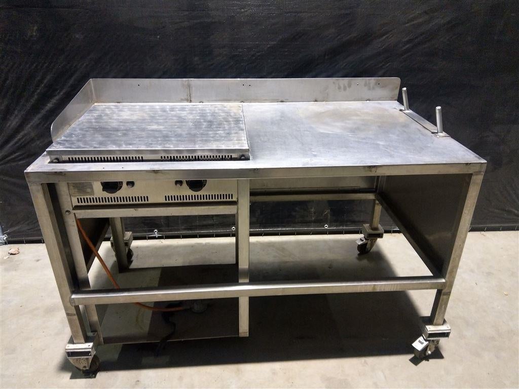 1760. Rvs BBQ / barbecue / barbeque / buitenkeuken, Ophalen, Gebruikt