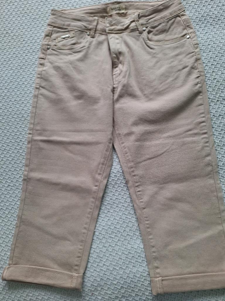 beige capri broek mt.40 norfy nieuw, Maat 38/40 (M), Beige, Nieuw, Ophalen of Verzenden