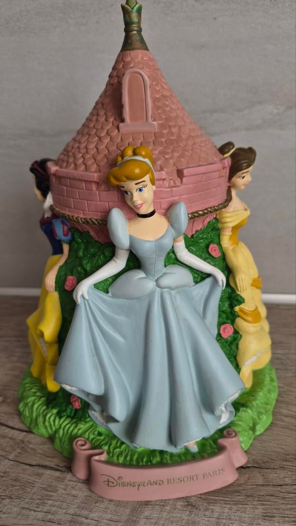 Disney Prinsessen Spaarpot - Assepoester, Sneeuwwitje, Verzamelen, Ophalen of Verzenden, Overige figuren, Zo goed als nieuw, Beeldje of Figuurtje