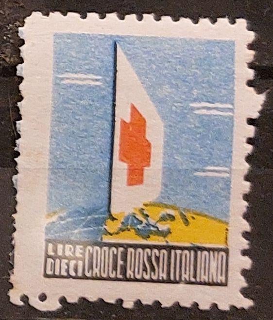 Italië cinderella Rode Kruis 1959, Postzegels en Munten, Ophalen of Verzenden, Postfris