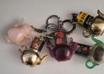 Vintage Sleutelhangers - Theepotjes en Koffiepotjes, Verzamelen, Sleutelhangers, Ophalen of Verzenden, Gebruikt, Overige typen
