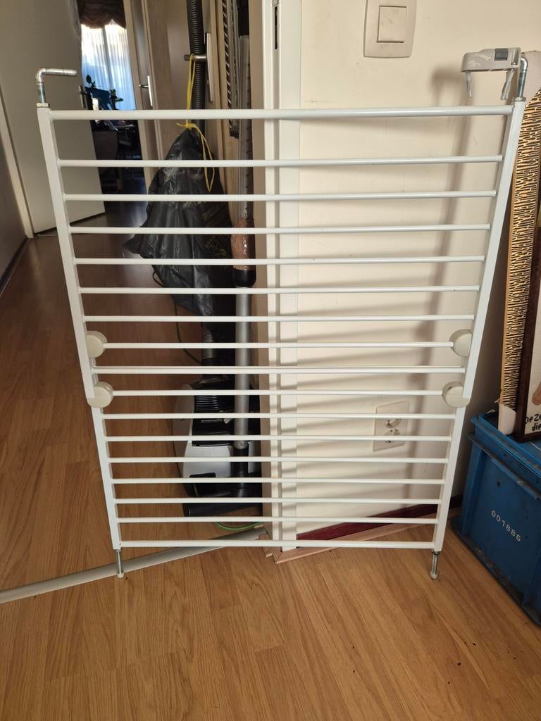 Wit traphekje, klemhekje, Ophalen, Metaal of IJzer, Klemhekje