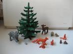 playmobil bosdieren wolf hert vossen wasberen, Ophalen of Verzenden, Zo goed als nieuw
