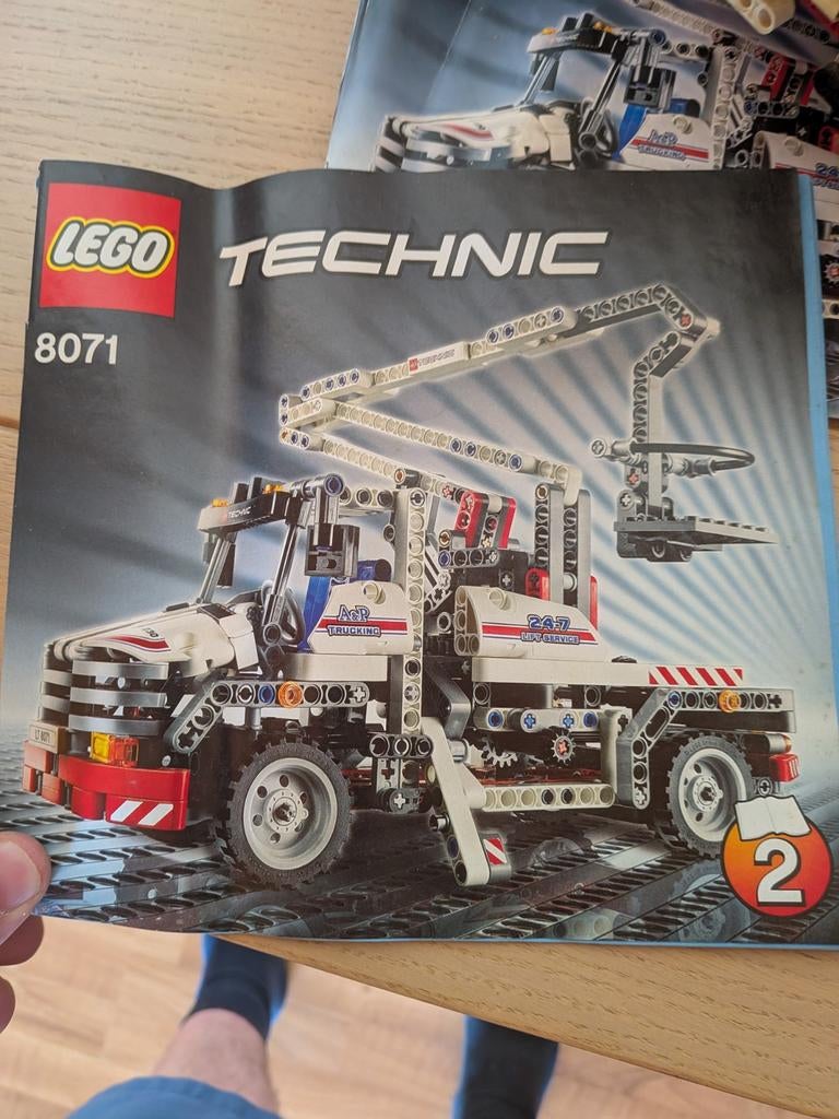 Lego Technic 8071 Takelwagen met doos en boekjes, Ophalen, Gebruikt, Technic, Complete set