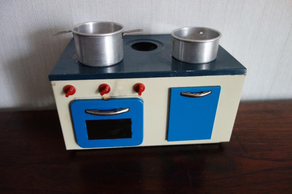 Keukenfornuis metaal antiek speelgoed., Antiek en Kunst, Ophalen of Verzenden