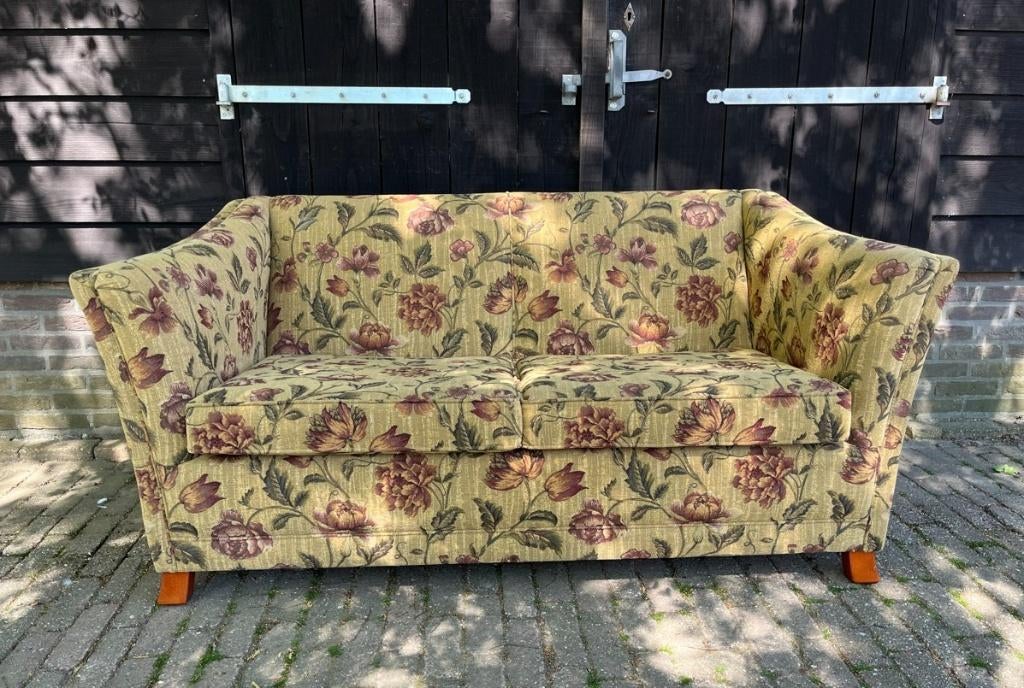 2 1/2 zits bank bloemen (koekoek), Ophalen, Klassiek, Tweepersoons, 75 tot 100 cm