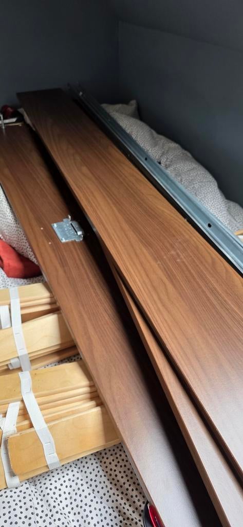 Bed Ikea140x200 met lattenbodem en matras, Ophalen, Gebruikt, Tweepersoons, 140 cm