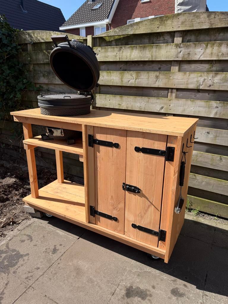 Bastard Urban Compact met Douglas buitenkeuken en accessoire, Tuin en Terras, Buitenkeukens, Ophalen, Gebruikt, Houtskool, Vrijstaand