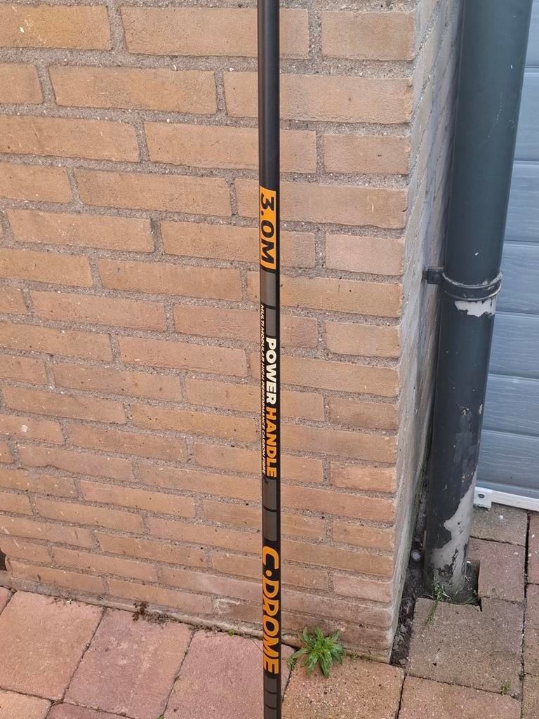 Schepnetsteel 3 meter, Ophalen, Gebruikt, Vaste hengel
