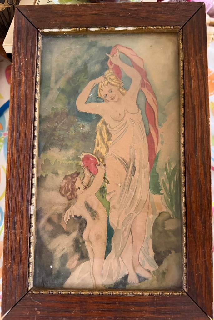 Venus en cupido, Ophalen of Verzenden