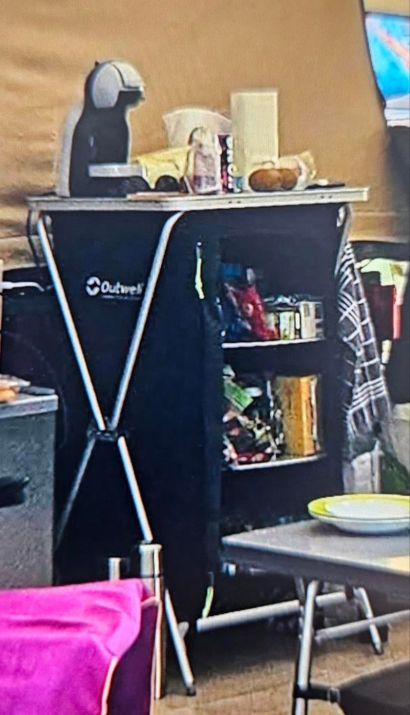 Outwell inklapbare camping kast, Ophalen of Verzenden, Zo goed als nieuw, Campingkast
