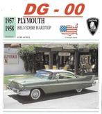 Dg00 autokaart plymouth belvedere hardtop ( 1957 - 1958 ), Ophalen of Verzenden, Zo goed als nieuw