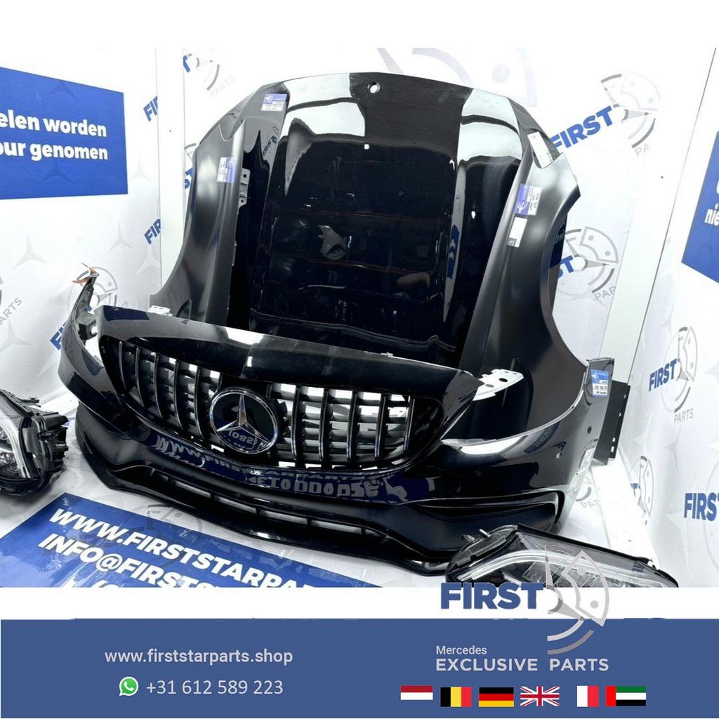 W205 A205 C205 C63 AMG FACELIFT VOORKOP COMPLEET Mercedes C, Gebruikt, -, Voor, Ophalen of Verzenden